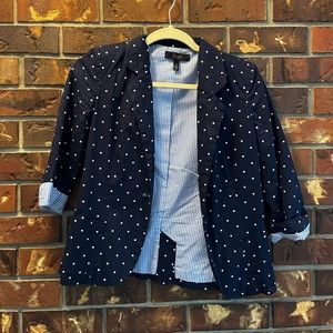 Jessica Simpson polka dot blazer